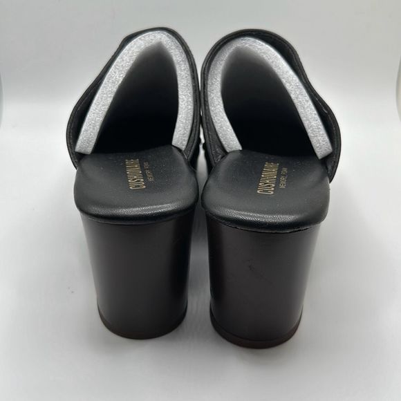 CUSHIONAIRE Women's Faux Wood Clog with Memory Foam Padding 8.5 BLACK - Picture 4 of 7